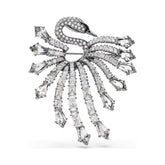 Swarovski The Vienna Collection rintakoru, tumma metalli kirkkailla kristalleilla 5741557