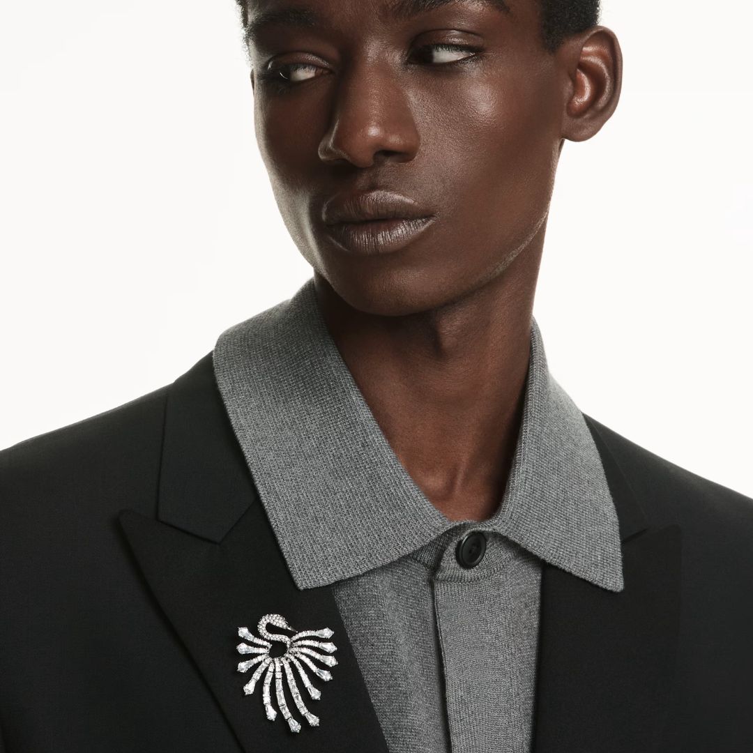 Swarovski The Vienna Collection rintakoru, tumma metalli kirkkailla kristalleilla 5741557