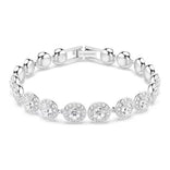 Swarovski Una Angelic Tennis rannekoru, vaalea metalli ja kirkkaat kristallit, 5682279