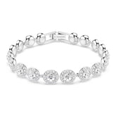 Swarovski Una Angelic Tennis rannekoru, vaalea metalli ja kirkkaat kristallit, 5682279