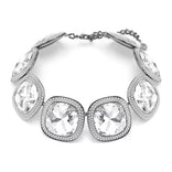 Swarovski Una Angelic choker kaulakoru, tumma metalli ja kirkkaat kristallit, 5751551