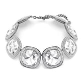 Swarovski Una Angelic choker kaulakoru, tumma metalli ja kirkkaat kristallit, 5751551