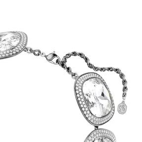 Swarovski Una Angelic choker kaulakoru, tumma metalli ja kirkkaat kristallit, 5751551