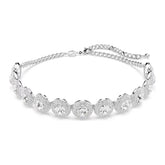 Swarovski Una Angelic choker kaulakoru, vaalea metalli ja kirkkaat kristallit, 5733194