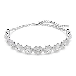 Swarovski Una Angelic choker kaulakoru, vaalea metalli ja kirkkaat kristallit, 5733194