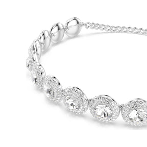 Swarovski Una Angelic choker kaulakoru, vaalea metalli ja kirkkaat kristallit, 5733194