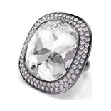 Swarovski Una Angelic cocktailsormus, tumma metalli ja kirkkaat kristallit, 5760117