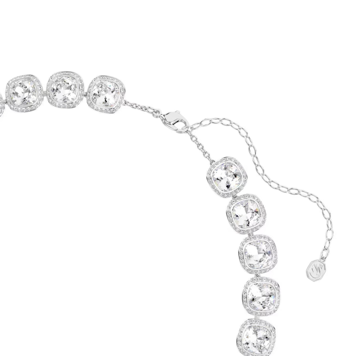 Swarovski Una Angelic kaulakoru, vaalea metalli ja kirkkaat kristallit, 5751326