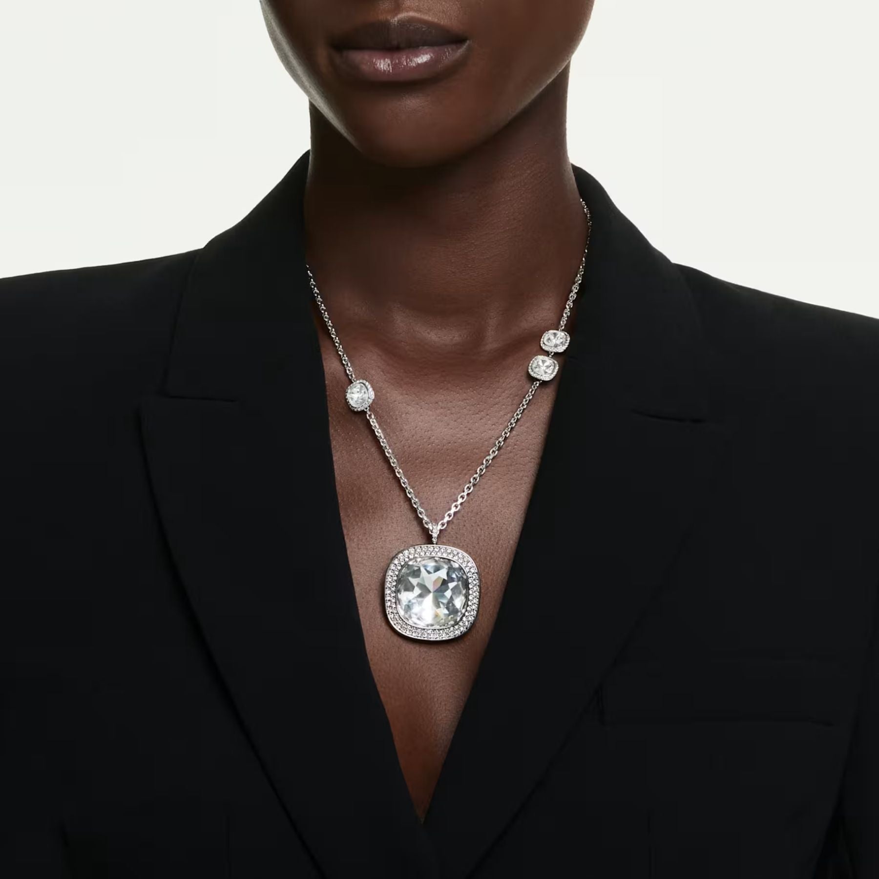 Swarovski Una Angelic kaulakoru/rintakoru, tumma metalli ja kirkkaat kristallit, 5751324