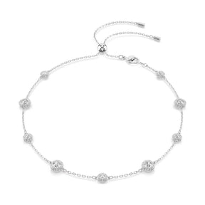 Swarovski Una Angelic kaulakoru, vaalea metalli ja kirkkaat kristallit, 5732275