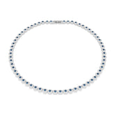 Swarovski Una Angelic kaulakoru, vaalea metalli ja siniset kristallit, 5733402