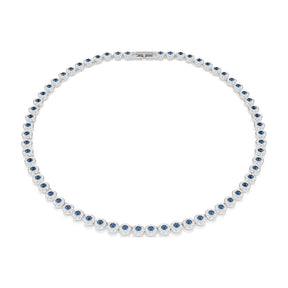 Swarovski Una Angelic kaulakoru, vaalea metalli ja siniset kristallit, 5733402