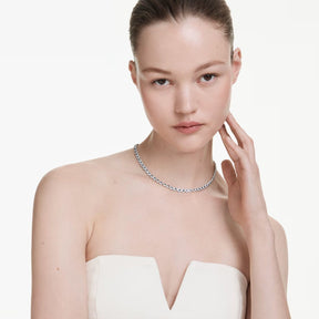 Swarovski Una Angelic kaulakoru, vaalea metalli ja siniset kristallit, 5733402