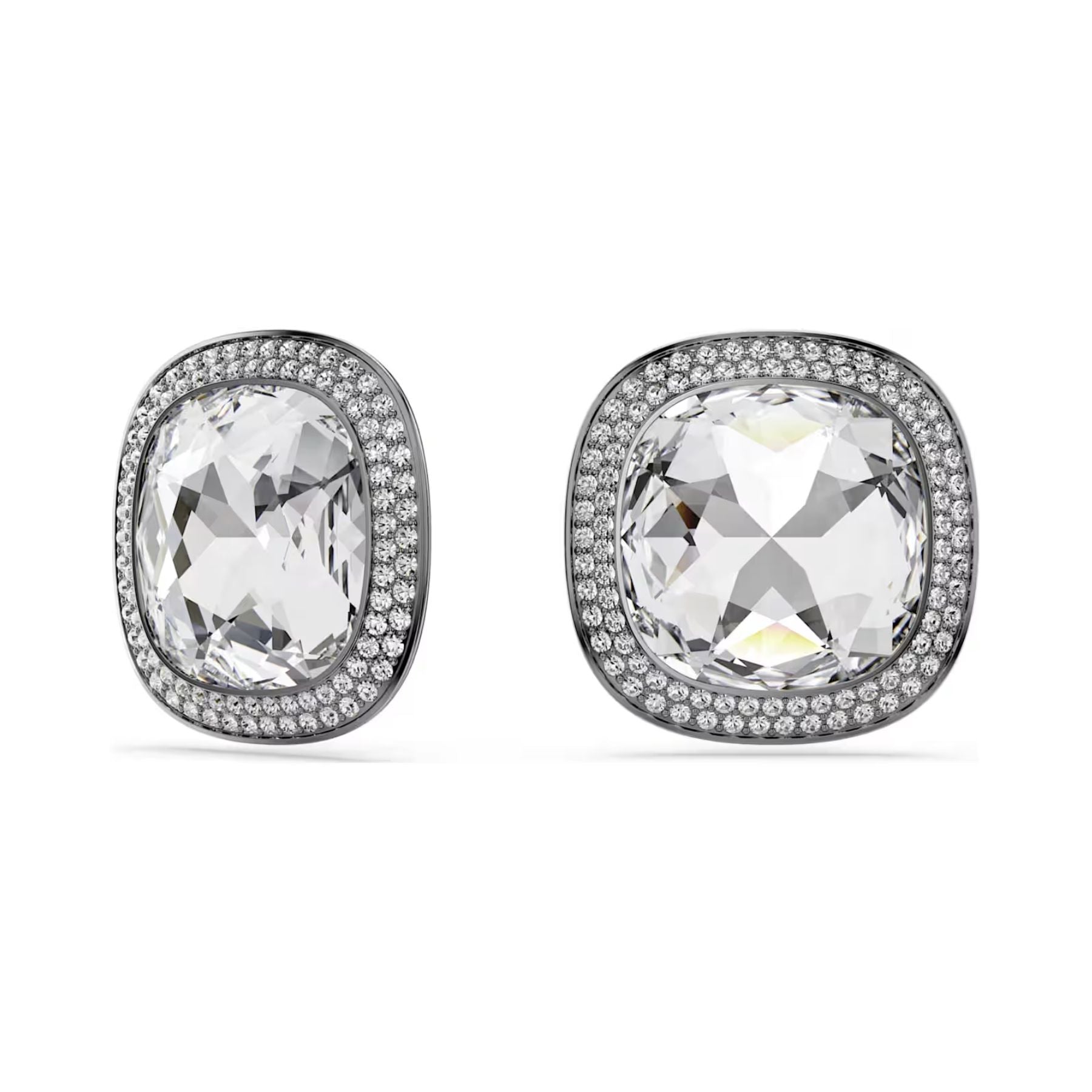Swarovski Una Angelic klipsikorvakorut, tumma metalli ja kirkkaat kristallit, 5751325