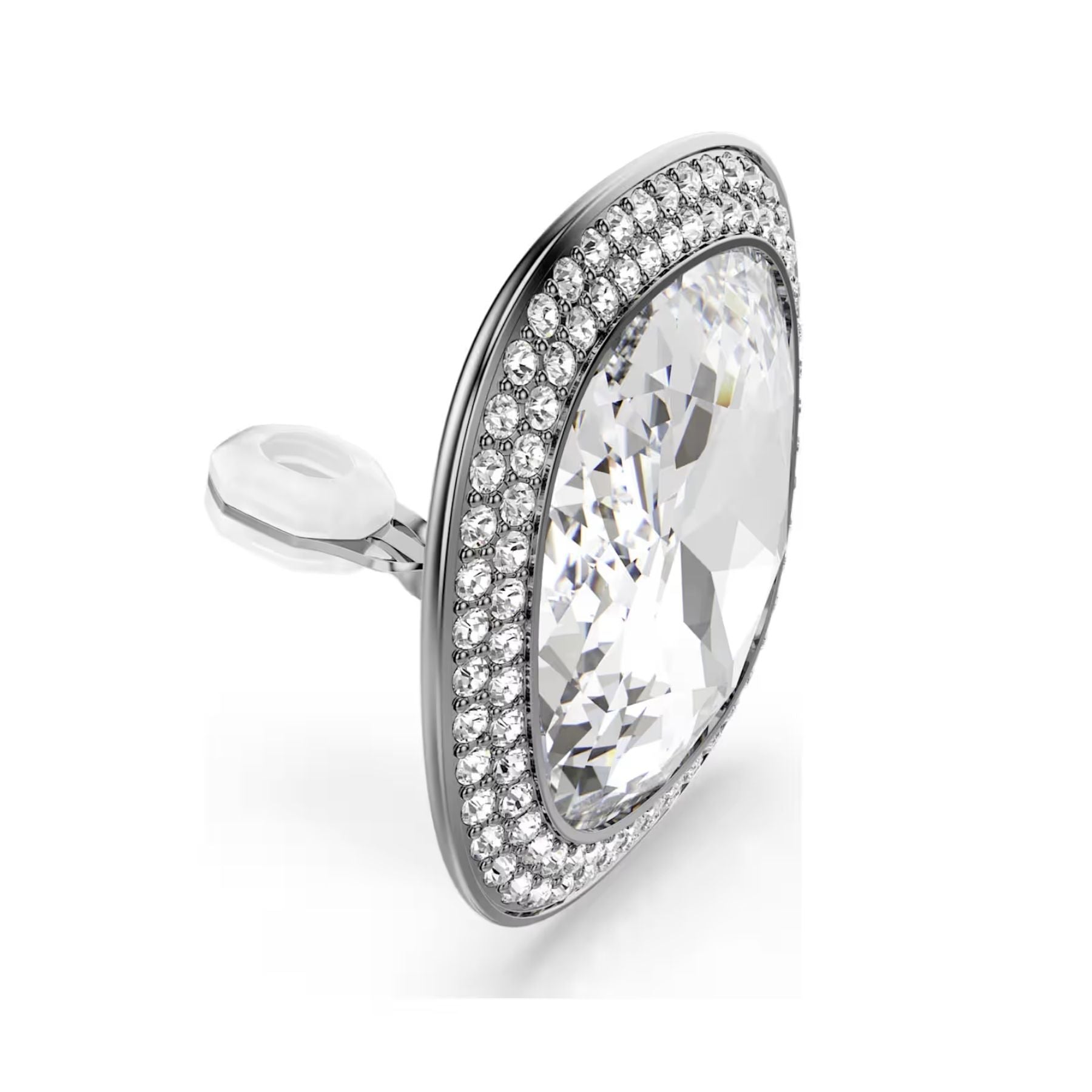 Swarovski Una Angelic klipsikorvakorut, tumma metalli ja kirkkaat kristallit, 5751325