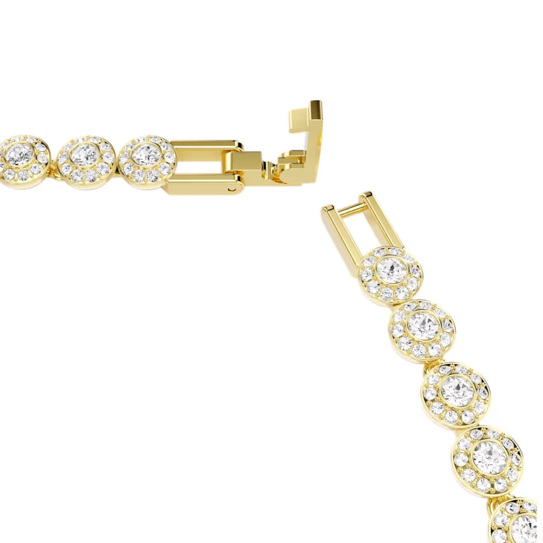 Swarovski Una Angelic korusetti, keltakullattu ja kirkkaat kristallit, 5720506
