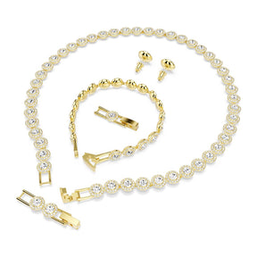 Swarovski Una Angelic korusetti, keltakullattu ja kirkkaat kristallit, 5750619