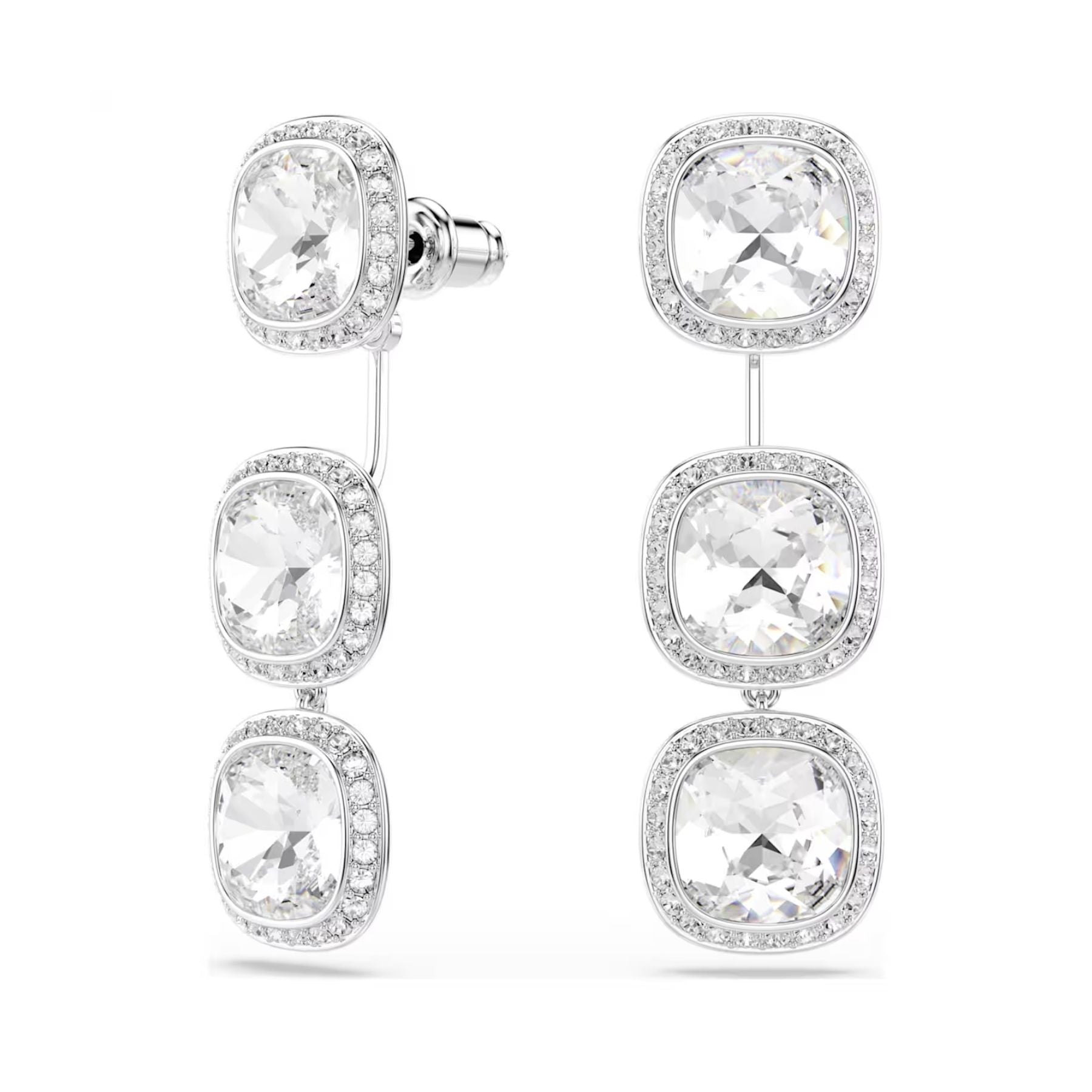 Swarovski Una Angelic korvakorut, vaalea metalli ja kirkkaat kristallit, 5754342
