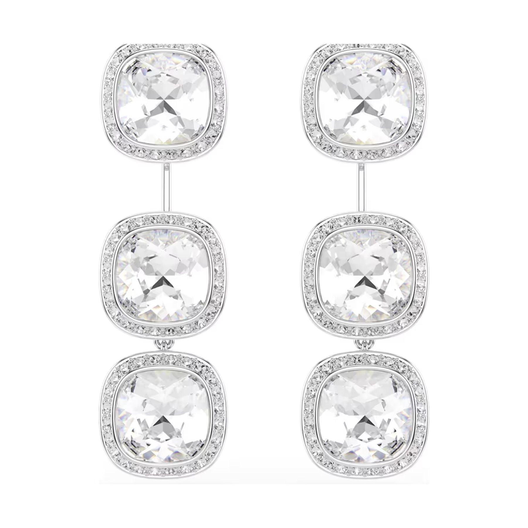 Swarovski Una Angelic korvakorut, vaalea metalli ja kirkkaat kristallit, 5754342