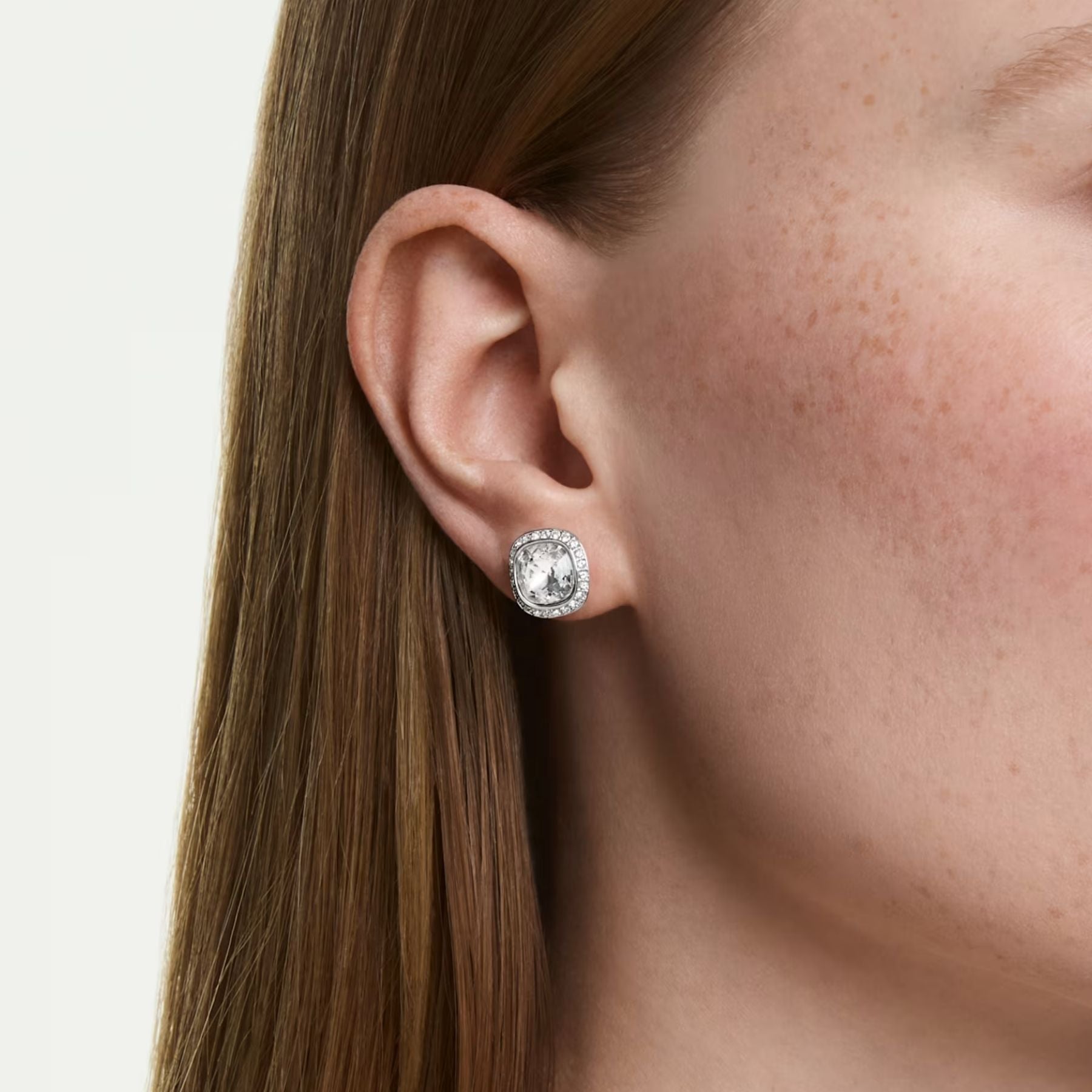 Swarovski Una Angelic korvakorut, vaalea metalli ja kirkkaat kristallit, 5754342