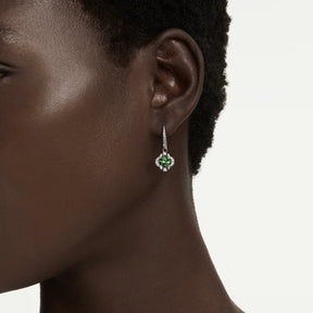 Swarovski Una Angelic korvakorut, vaalea metalli ja vihreä zirkonia, 5758001