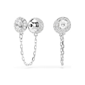 Swarovski Una Angelic korvakorut, vaaleaksi rodinoitu metalli ja kirkkaat kristallit, 5732273