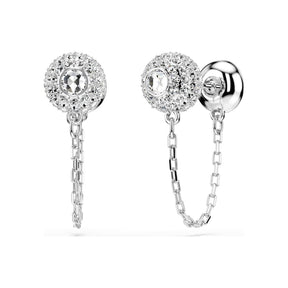 Swarovski Una Angelic korvakorut, vaaleaksi rodinoitu metalli ja kirkkaat kristallit, 5732273