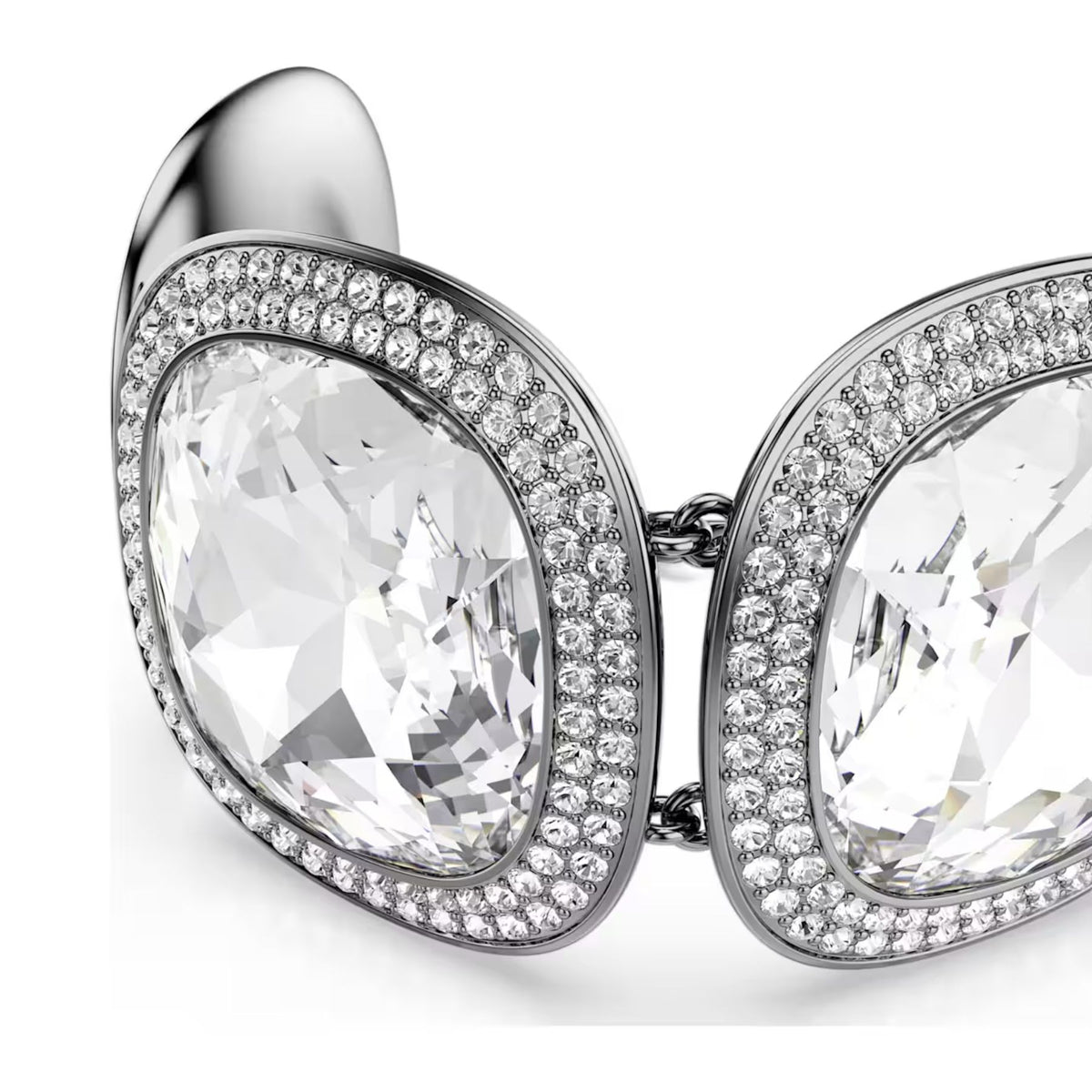 Swarovski Una Angelic rannekoru, tumma metalli ja kirkkaat kristallit, 5751557