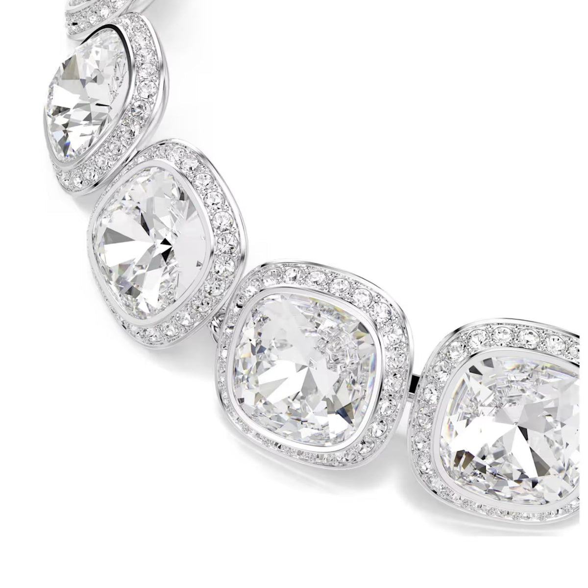 Swarovski Una Angelic rannekoru, vaalea metalli ja kirkkaat kristallit, 5751558