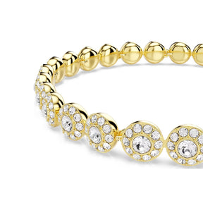 Swarovski Una Angelic rannekoru, keltakullattu ja kirkkaat kristallit, 5749386