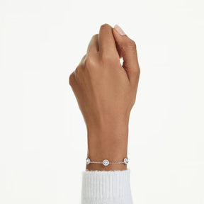 Swarovski Una Angelic rannekoru, vaalea metalli ja kirkkaat kristallit, 5732272