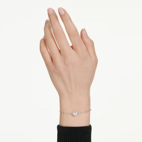 Swarovski Una Angelic rannekoru, vaalea metalli ja kirkkaat kristallit, 5733196