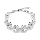 Swarovski Una Angelic Bracelet, Rhodium Plated Metal and White Crystals, 5735343