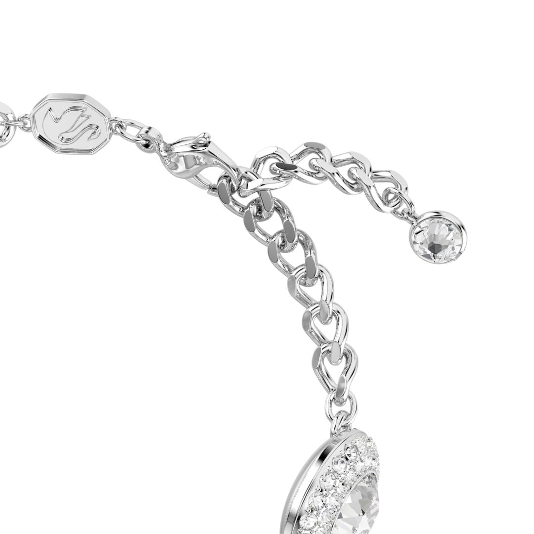 Swarovski Una Angelic Bracelet, Rhodium Plated Metal and White Crystals, 5735343