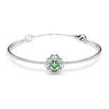 Swarovski Una Angelic rannerengas, vaalea metalli ja vihreä zirkonia, 5757791