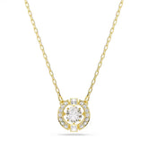 Swarovski Una Angelic riipus, keltakullattu ja kirkkaat kristallit, 5758061
