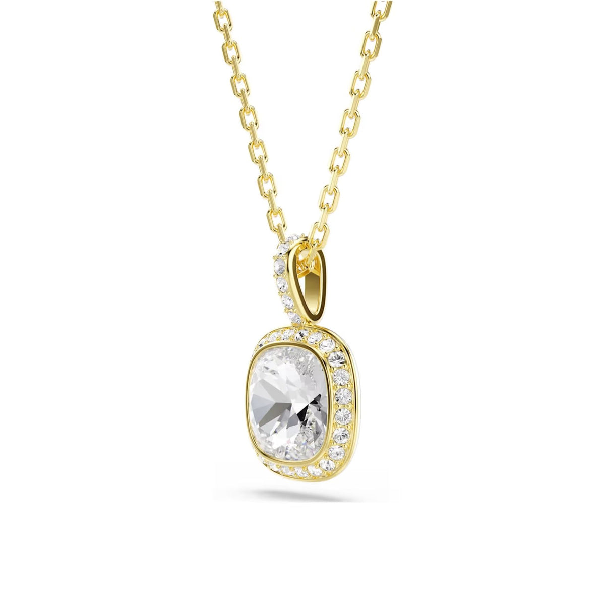 Swarovski Una Angelic riipus, keltakullattu ja kirkkaat kristallit, 5764761