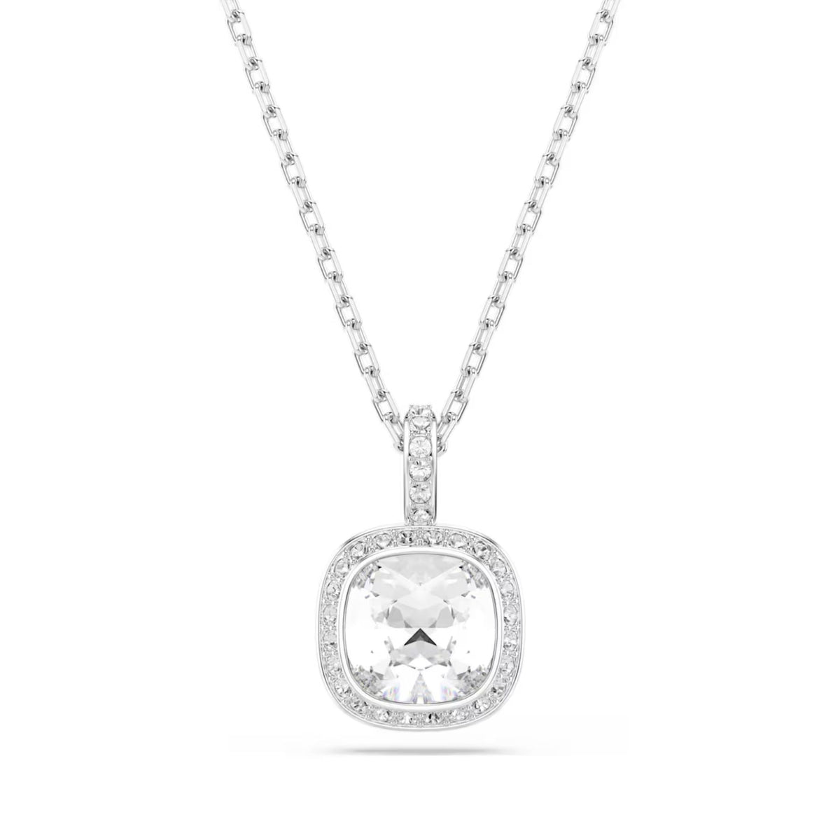 Swarovski Una Angelic riipus, vaalea metalli ja kirkkaat kristallit, 5754340