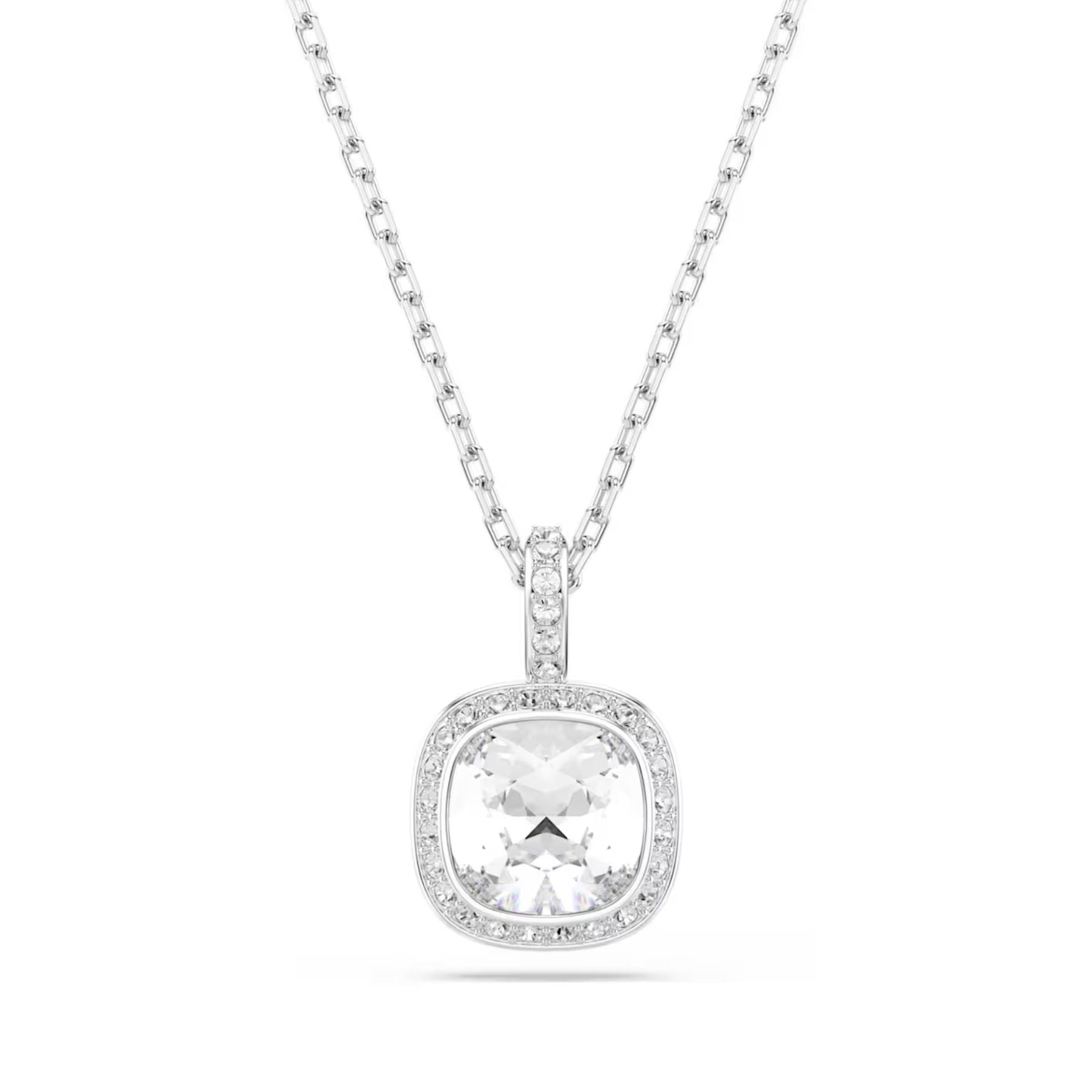 Swarovski Una Angelic riipus, vaalea metalli ja kirkkaat kristallit, 5754340