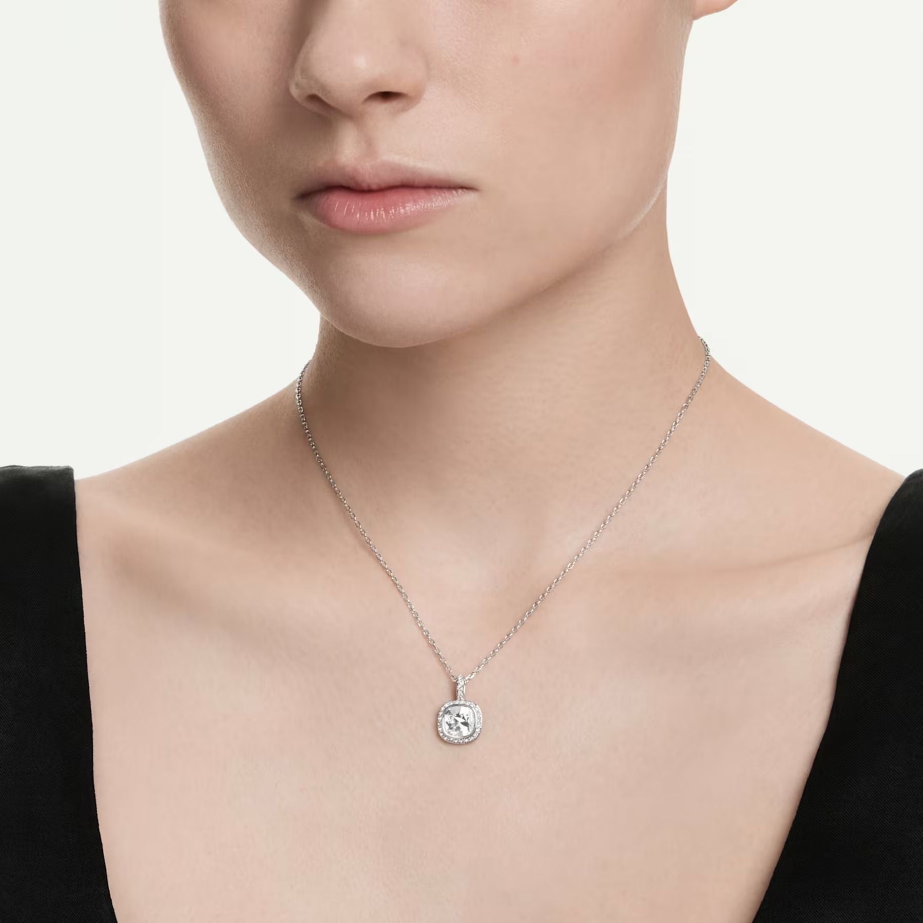 Swarovski Una Angelic riipus, vaalea metalli ja kirkkaat kristallit, 5754340