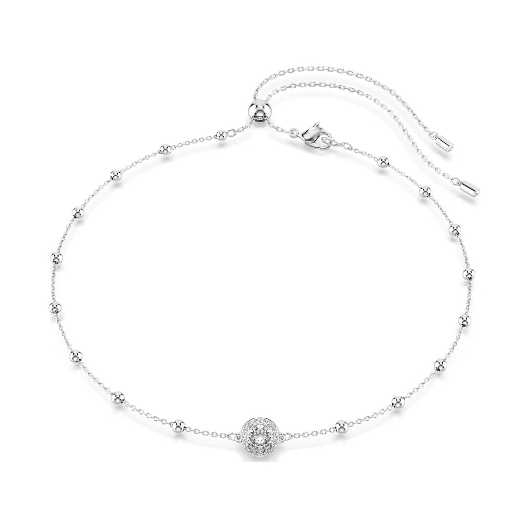 Swarovski Una Angelic riipus, vaalea metalli ja kirkkaat kristallit, 5733116