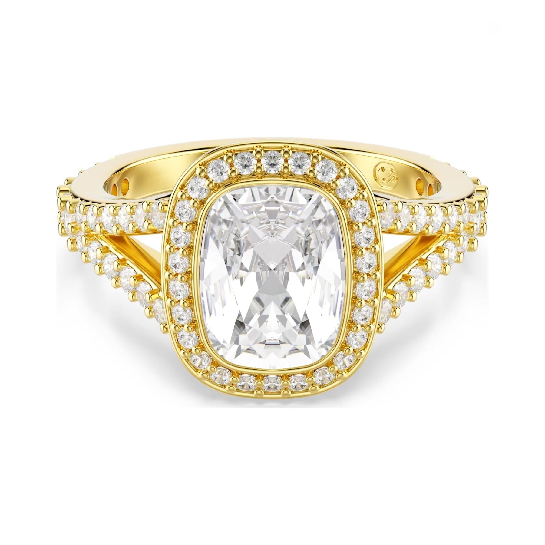 Swarovski Una Angelic sormus, keltakullattu ja kirkas kristalli, 5762626