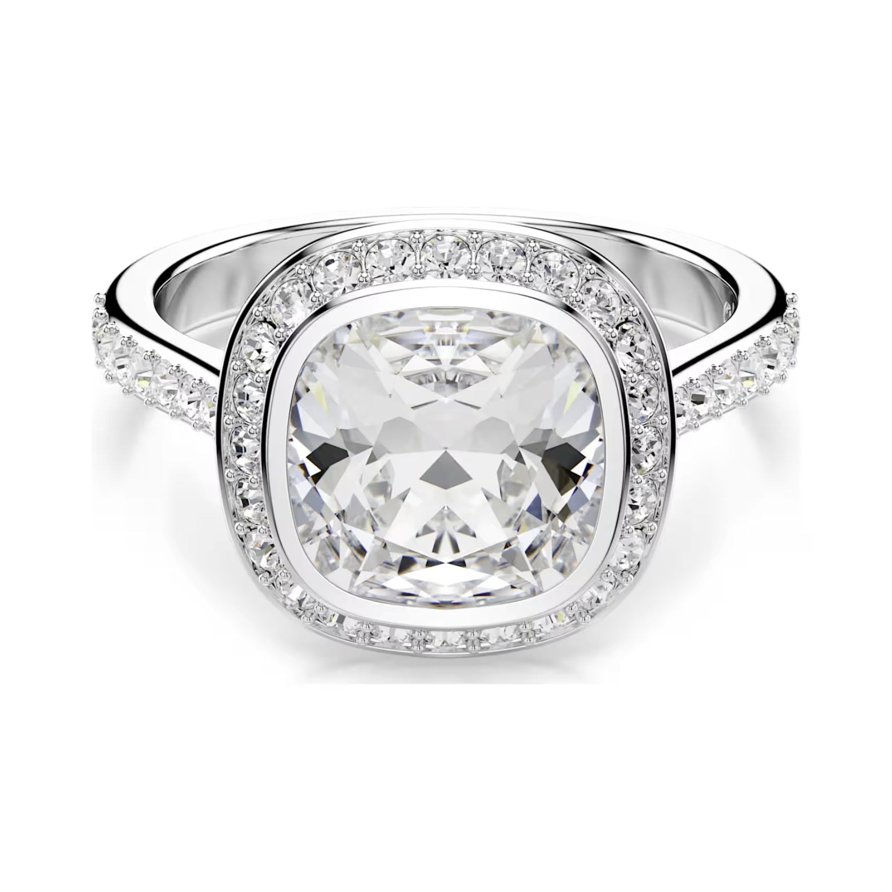 Swarovski Una Angelic sormus, vaalea metalli ja kirkkaat kristallit, 5758469
