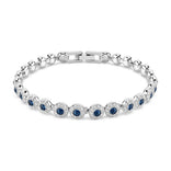 Swarovski Una Angelic, vaalea metalli ja siniset kristallit 5733401