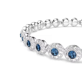 Swarovski Una Angelic, vaalea metalli ja siniset kristallit 5733401