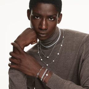 Swarovski Una Angelic, vaalea metalli ja siniset kristallit 5733401