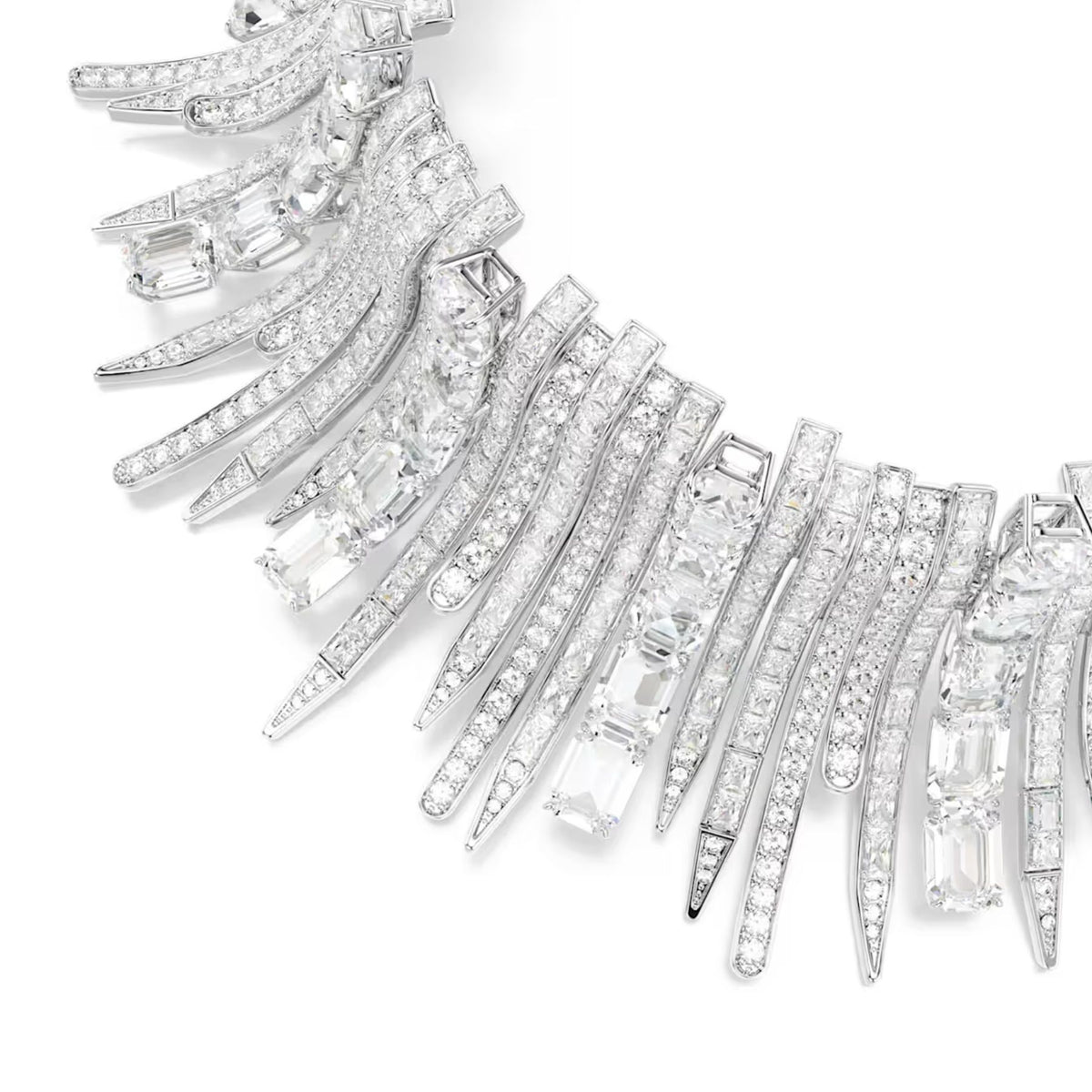 Swarovski Vienna choker kaulakoru, vaalea metalli, kirkkaat kristallit ja zirkonit, 5754021