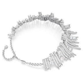 Swarovski Vienna choker kaulakoru, vaalea metalli, kirkkaat kristallit ja zirkonit, 5754021