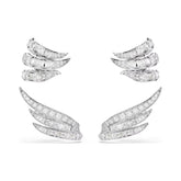 Swarovski Vienna ear cuff -korvakorut, neljän setti, vaalea metalli ja kirkkaat zirkoniat, 5749071