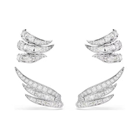 Swarovski Vienna ear cuff -korvakorut, neljän setti, vaalea metalli ja kirkkaat zirkoniat, 5749071